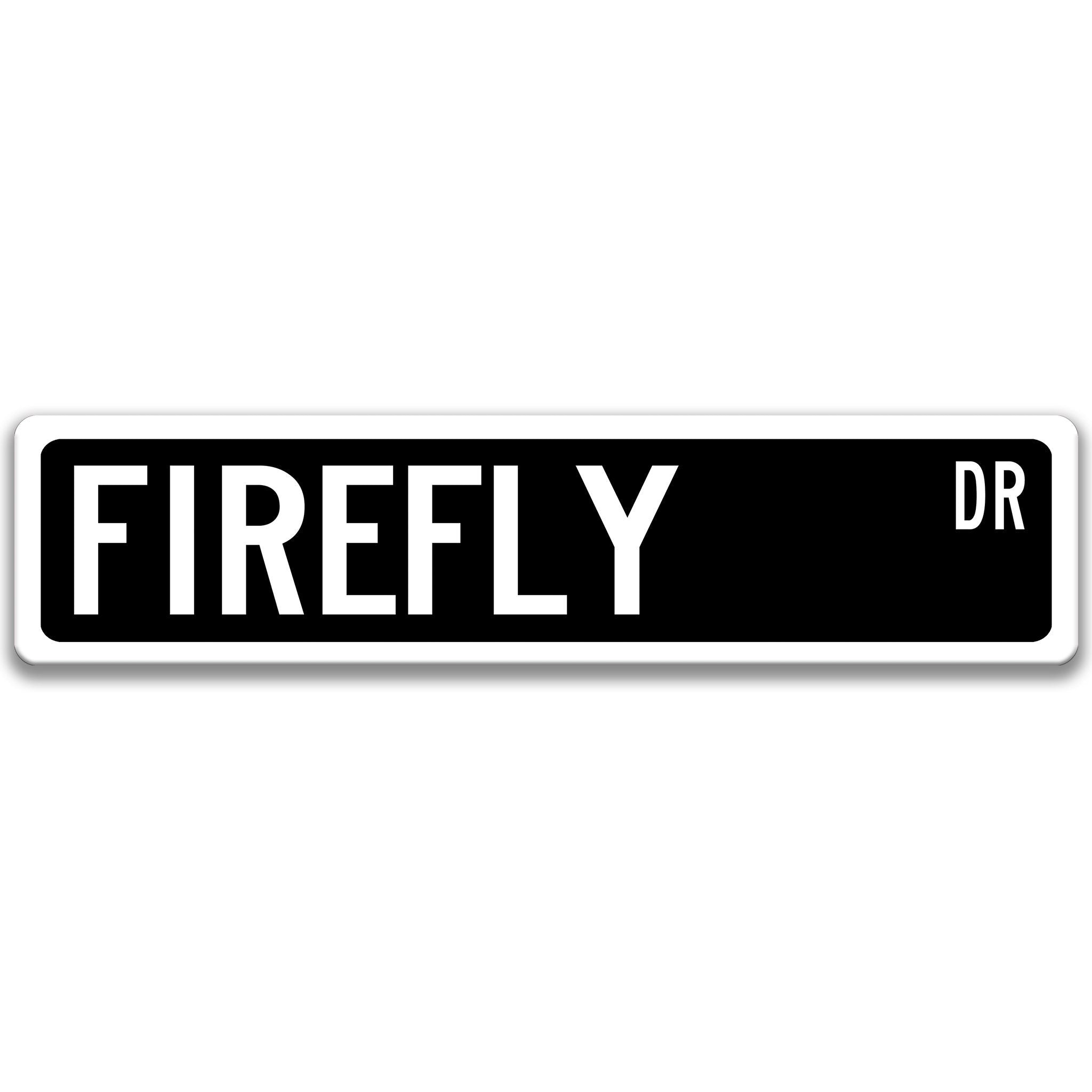 Firefly Metal Street SignDesigns by Linda Nee