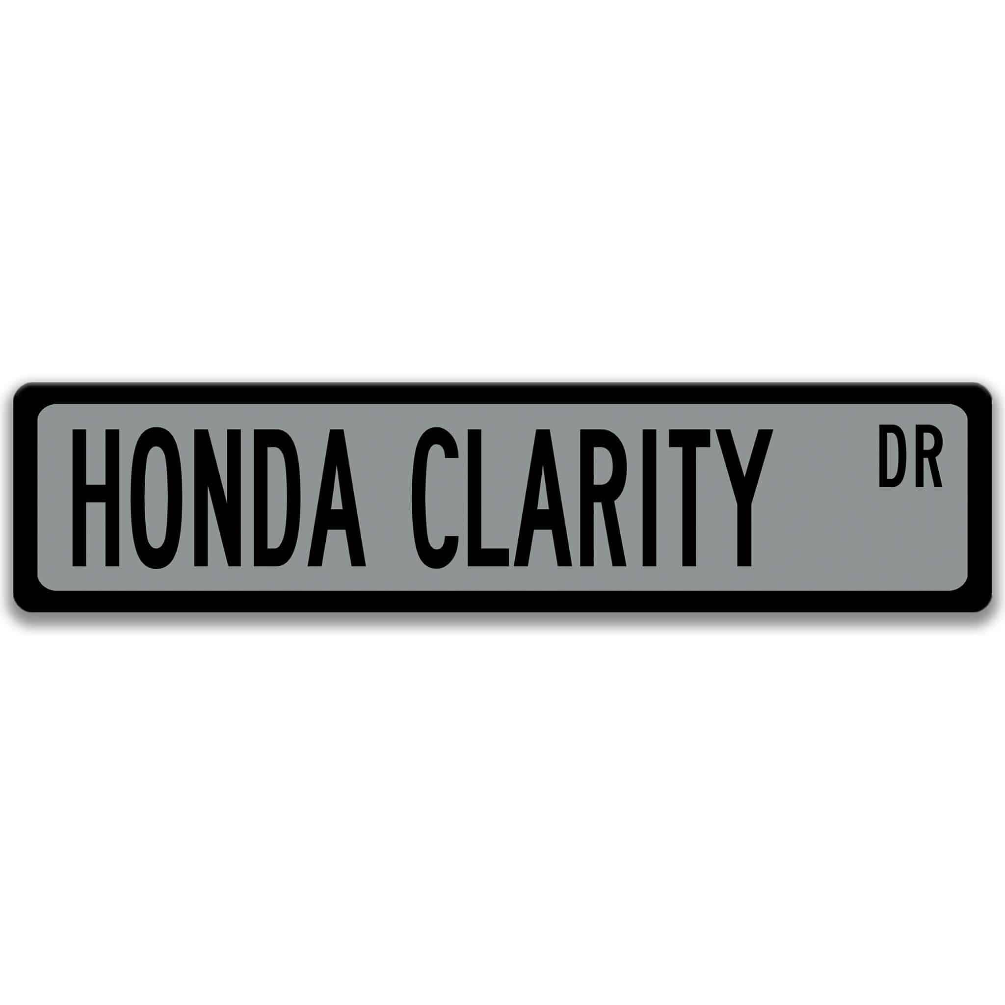 Honda Clarity Metal Street Sign, Garage Sign, Auto Accessories