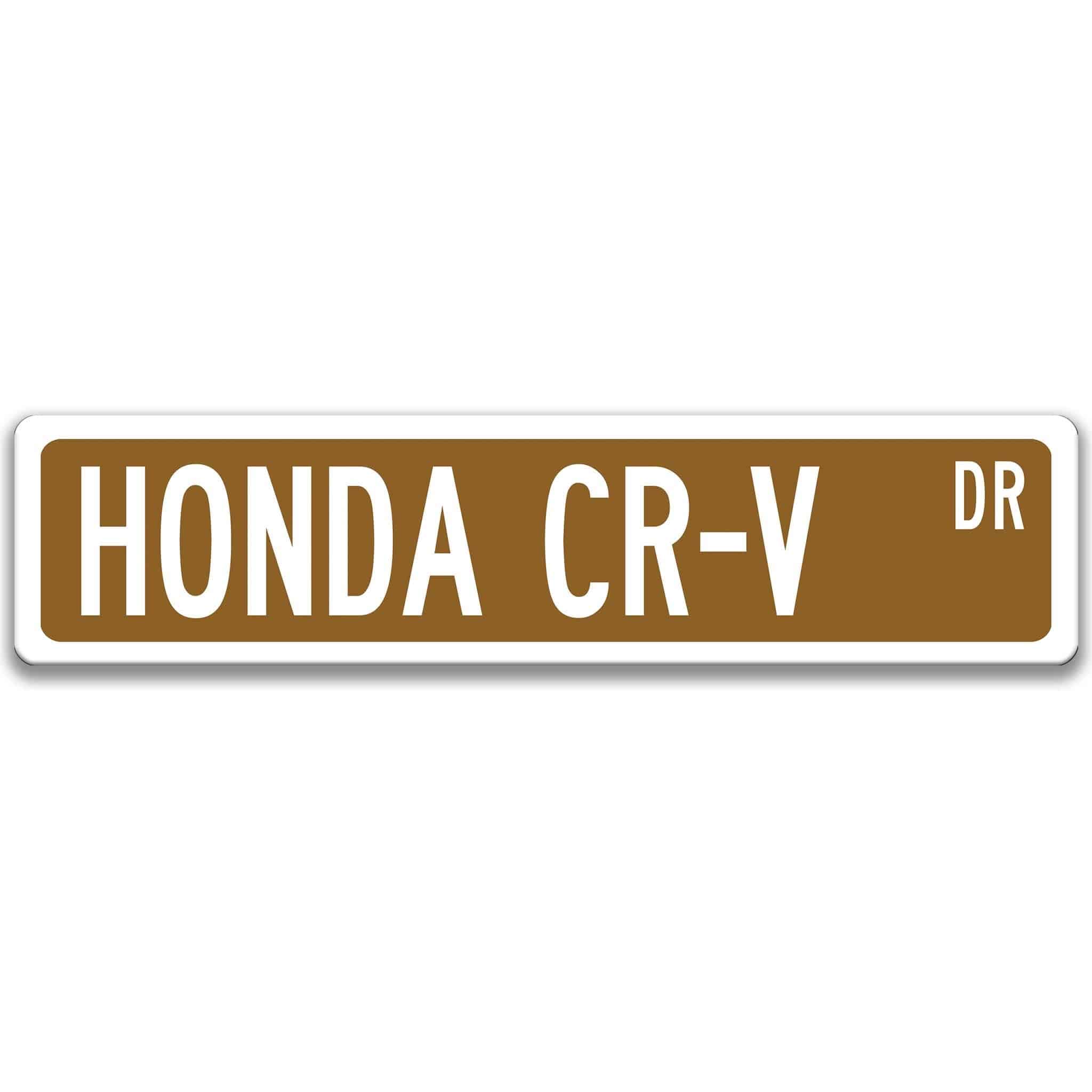 Honda CR - V Metal Street Sign, Garage Sign, Auto Accessories