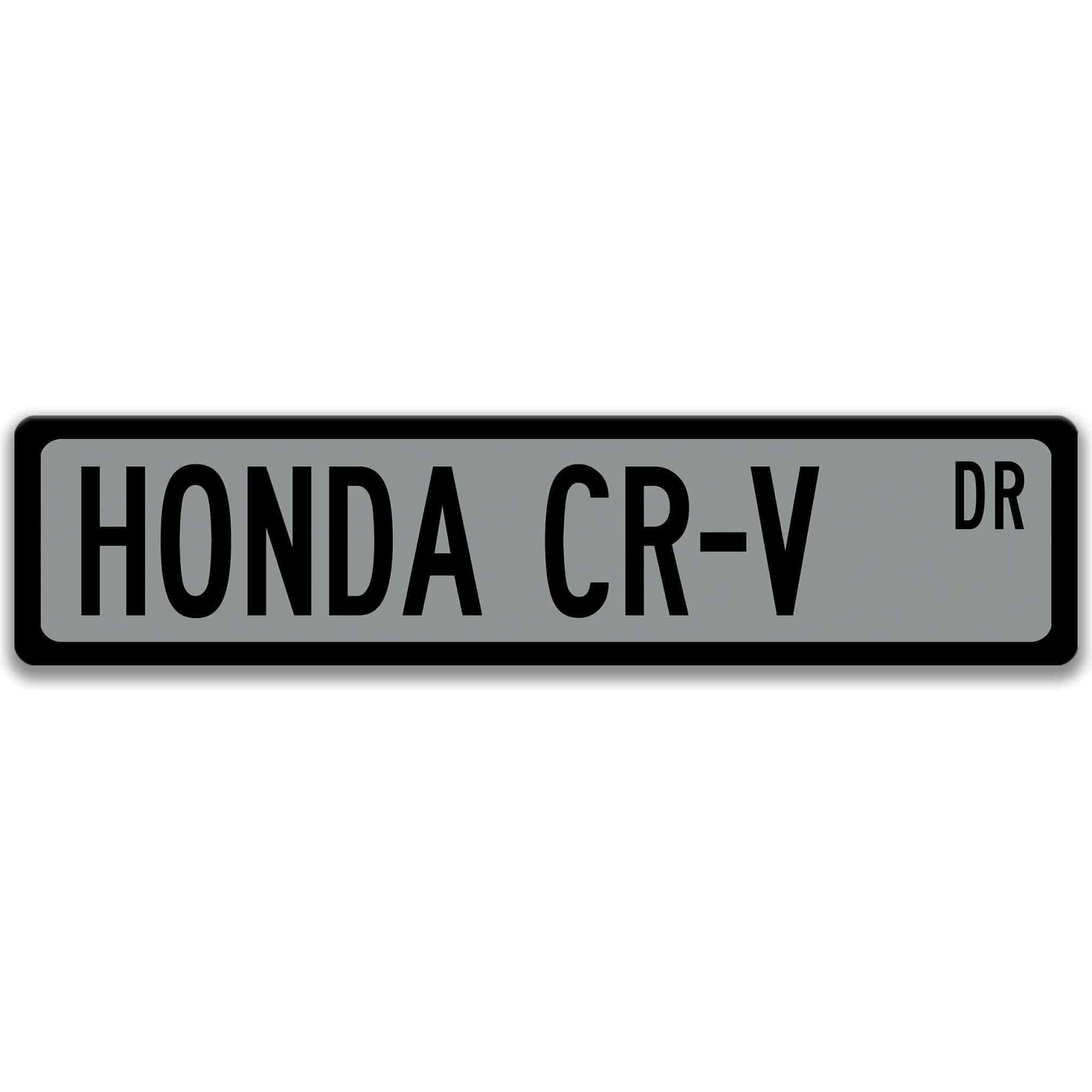 Honda CR - V Metal Street Sign, Garage Sign, Auto Accessories