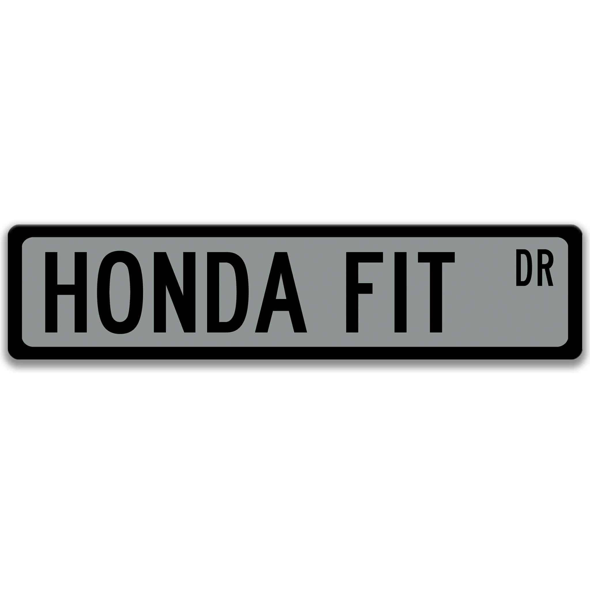 Honda Fit Metal Street Sign, Garage Sign, Auto Accessories