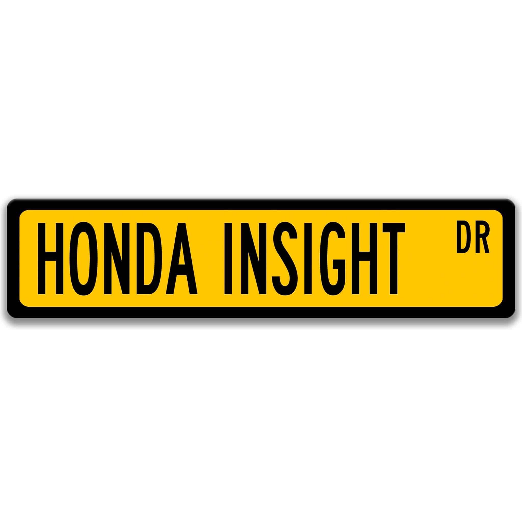 Honda Insight Metal Street Sign, Garage Sign, Auto Accessories