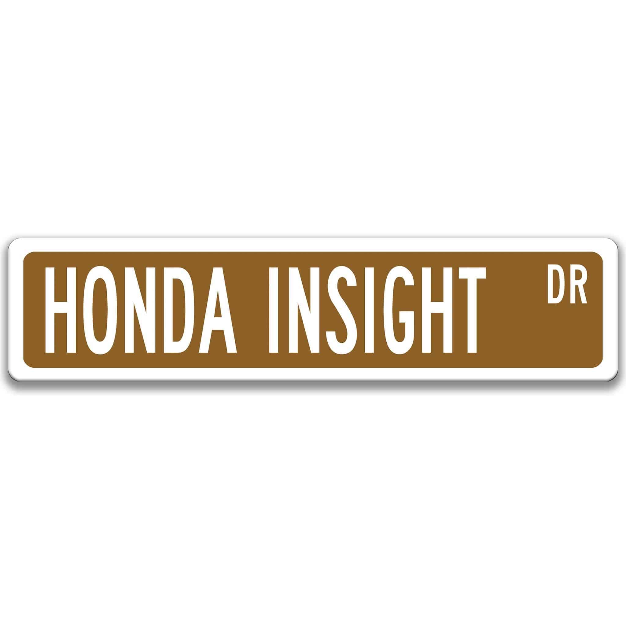 Honda Insight Metal Street Sign, Garage Sign, Auto Accessories