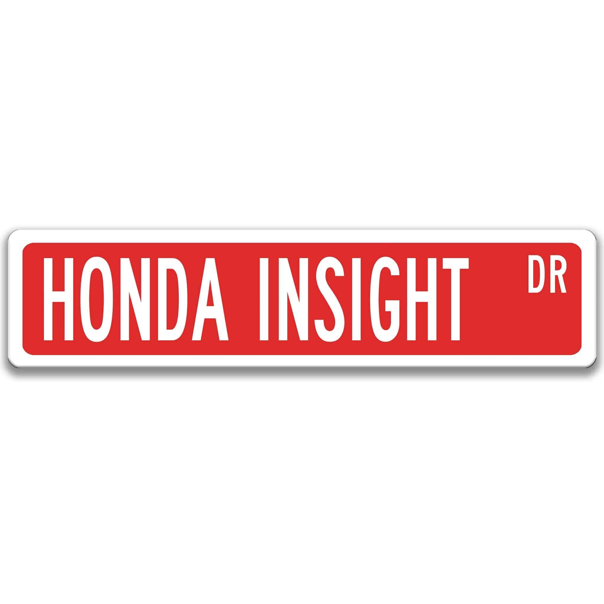 Honda Insight Metal Street Sign, Garage Sign, Auto Accessories