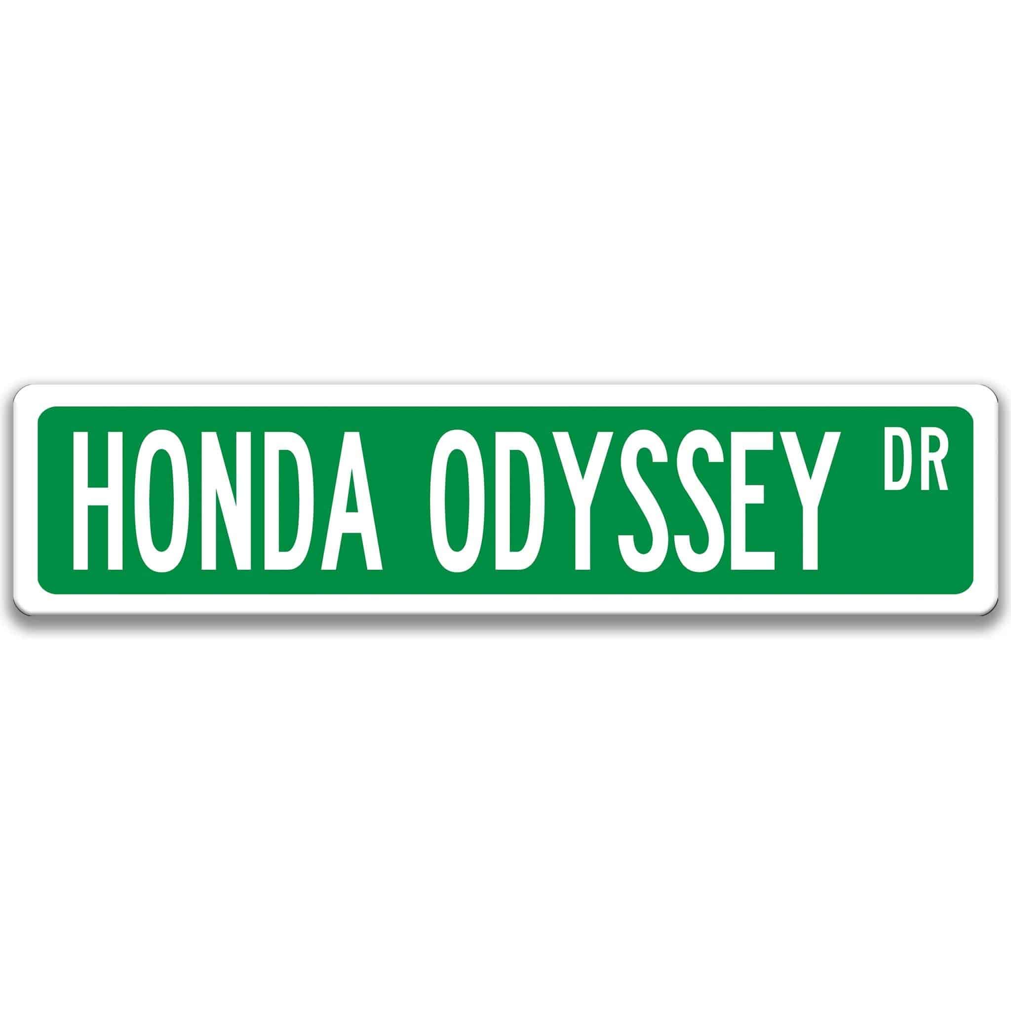 Honda Odyssey Metal Street Sign, Garage Sign, Auto Accessories