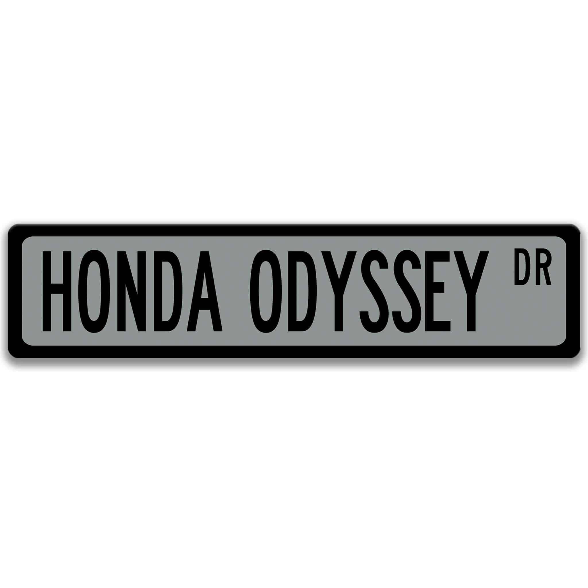 Honda Odyssey Metal Street Sign, Garage Sign, Auto Accessories