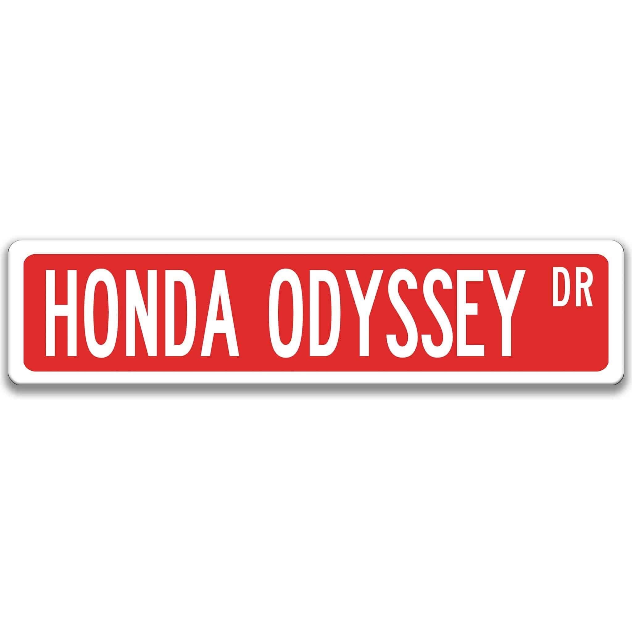 Honda Odyssey Metal Street Sign, Garage Sign, Auto Accessories