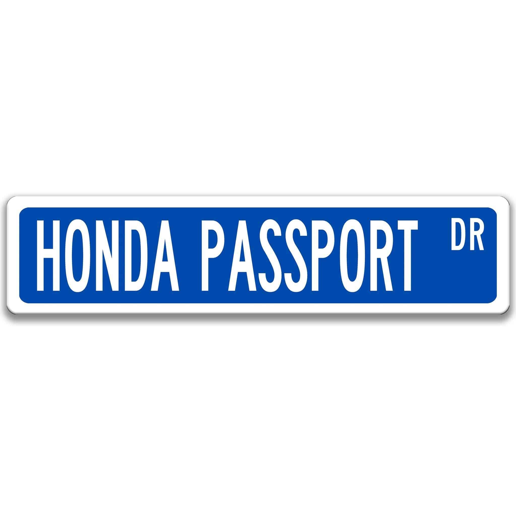 Honda Passport Metal Street Sign, Garage Sign, Auto Accessories