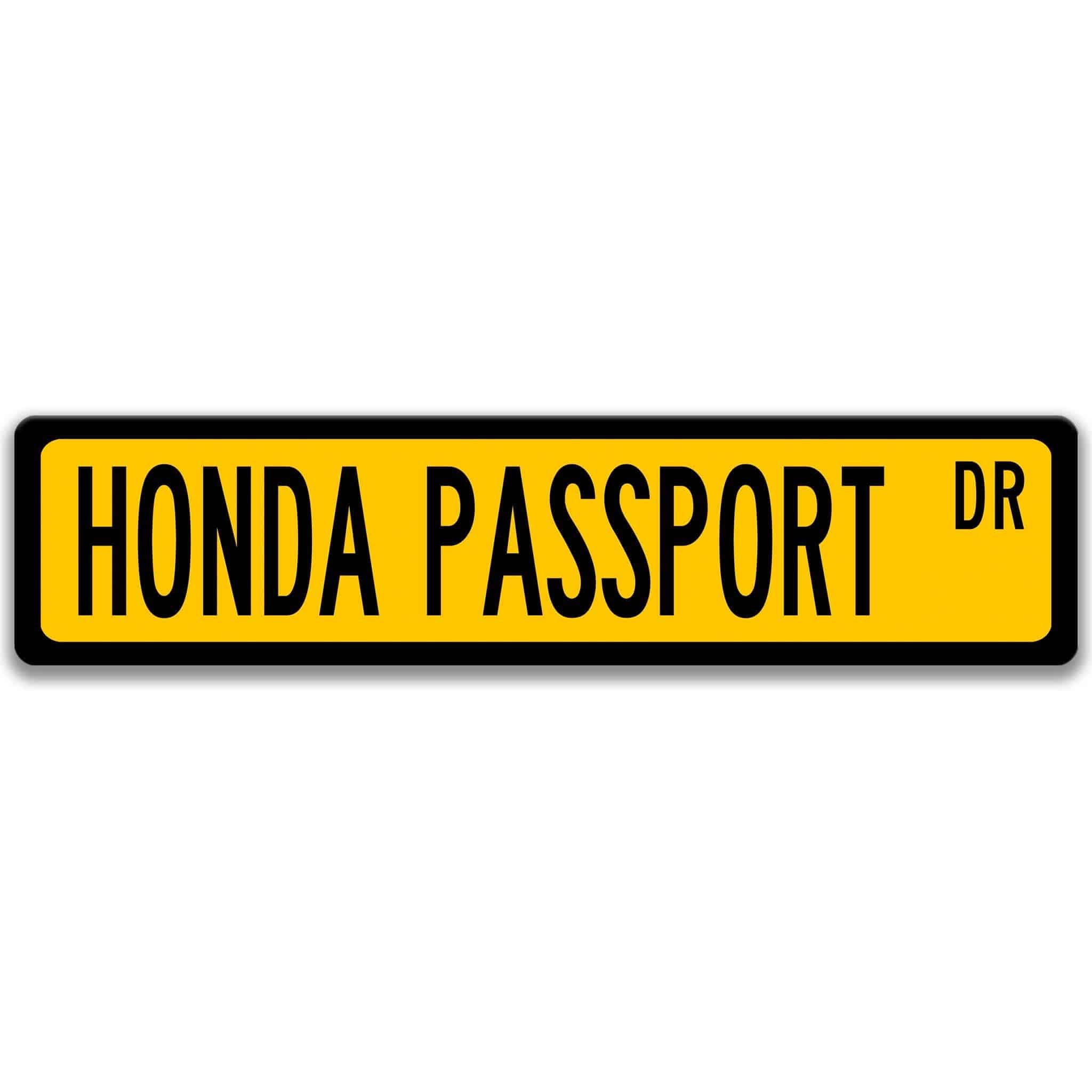 Honda Passport Metal Street Sign, Garage Sign, Auto Accessories