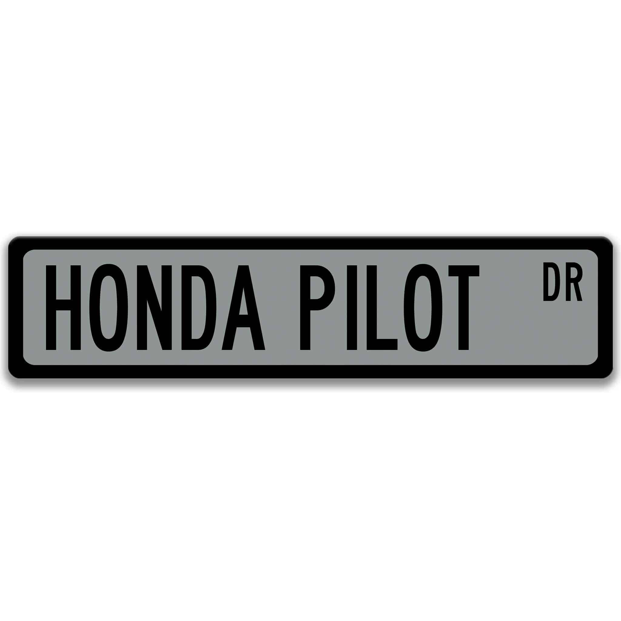 Honda Pilot Metal Street Sign, Garage Sign, Auto Accessories