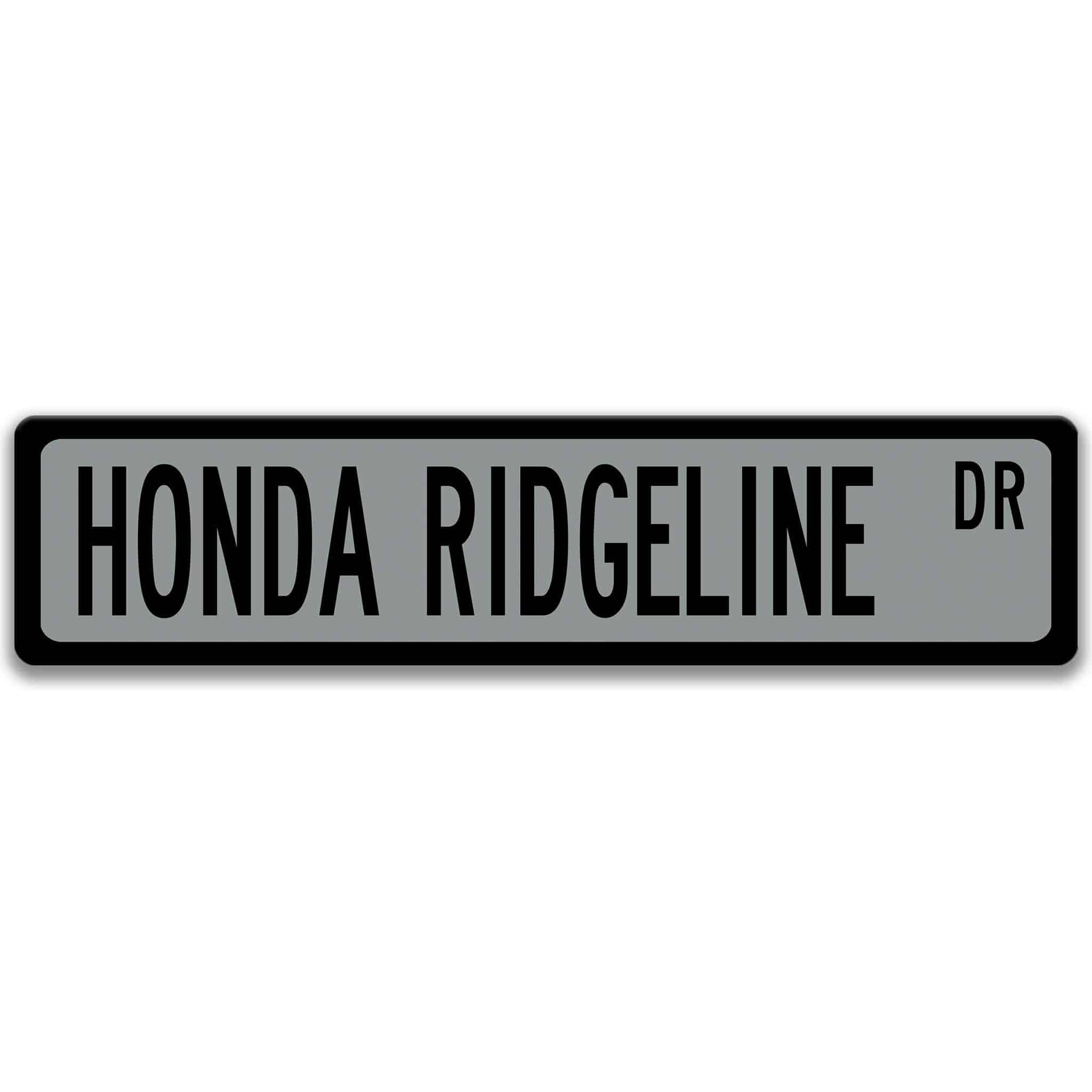 Honda Ridgeline Metal Street Sign, Garage Sign, Auto Accessories