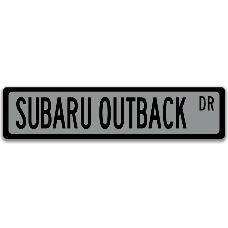 Subaru Outback Street Sign, Subie Garage Sign, Auto Accessories A-SSV018 - Designs by Linda Nee