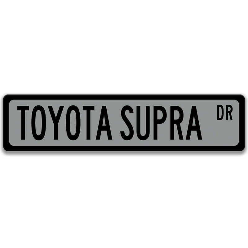 Toyota Supra Street Sign - Designs by Linda Nee