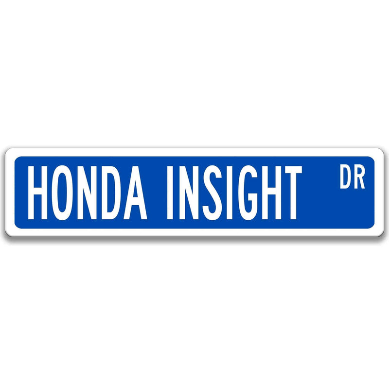 Honda Insight Metal Street Sign, Garage Sign, Auto Accessories - Designs by Linda Nee