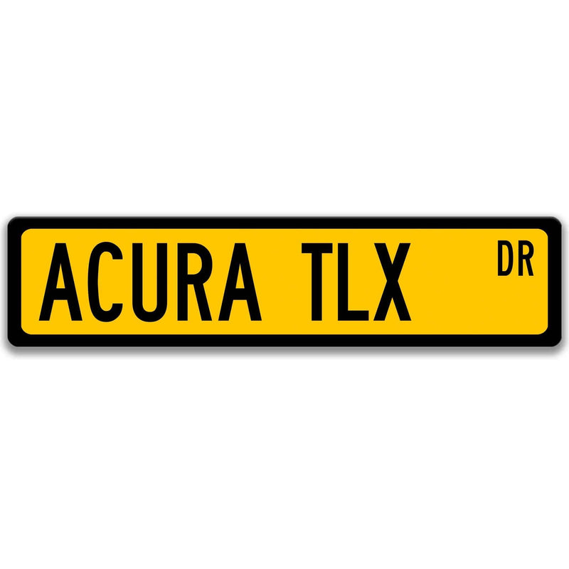 Acura TLX Metal Street Sign, Garage Sign, Auto Accessories - Designs by Linda Nee