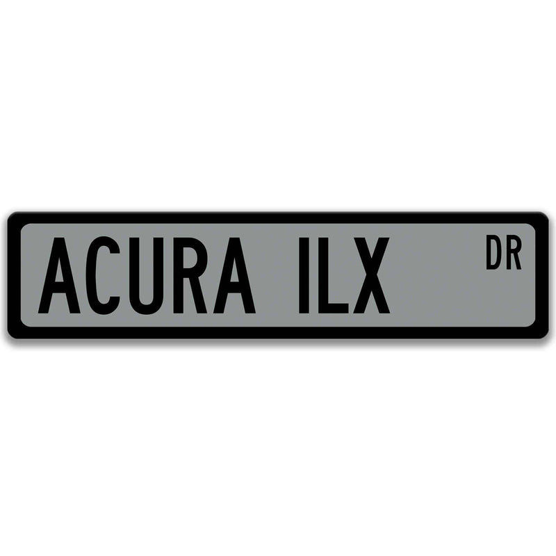 Acura ILX Metal Street Sign, Garage Sign, Auto Accessories - Designs by Linda Nee