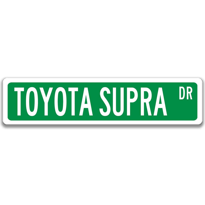 Toyota Supra Street Sign - Designs by Linda Nee