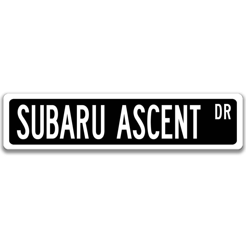 Subaru Ascent Street Sign, Subie Garage Sign, Auto Accessories A-SSV024 - Designs by Linda Nee