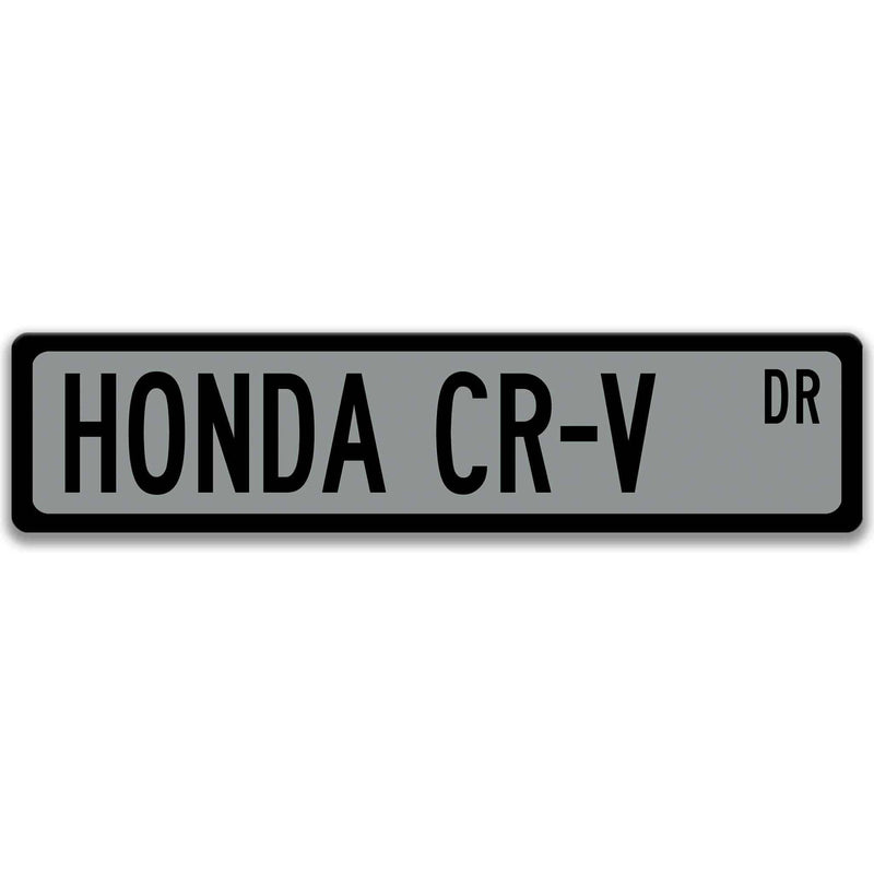 Honda CR-V Metal Street Sign, Garage Sign, Auto Accessories - Designs by Linda Nee