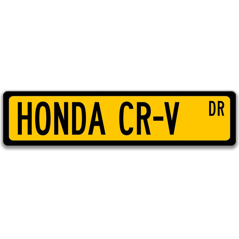 Honda CR-V Metal Street Sign, Garage Sign, Auto Accessories - Designs by Linda Nee