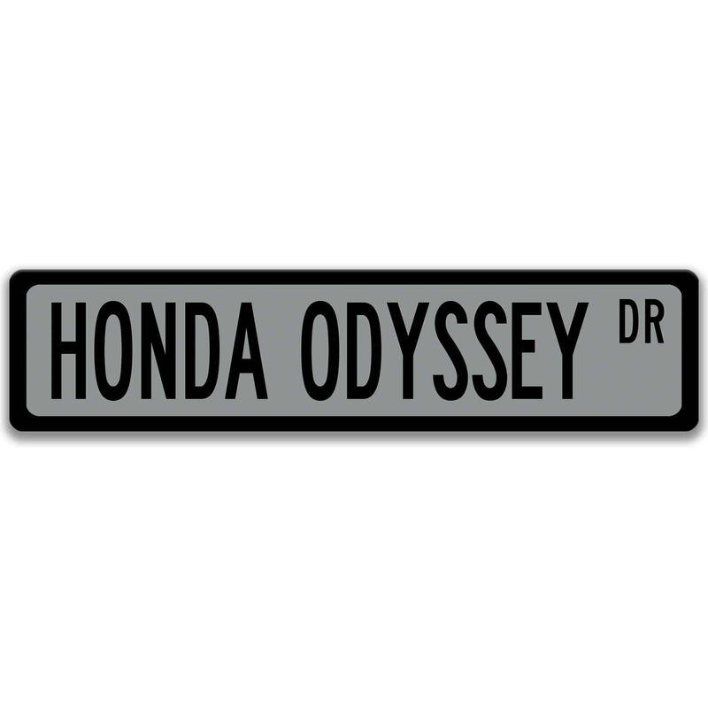 Honda Odyssey Metal Street Sign, Garage Sign, Auto Accessories - Designs by Linda Nee