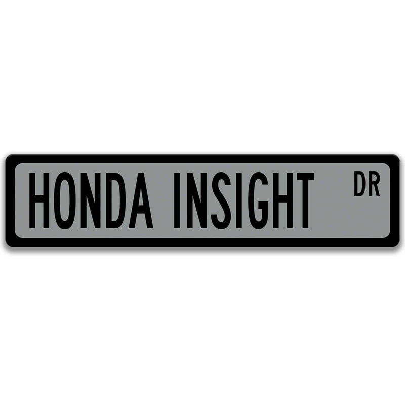 Honda Insight Metal Street Sign, Garage Sign, Auto Accessories - Designs by Linda Nee