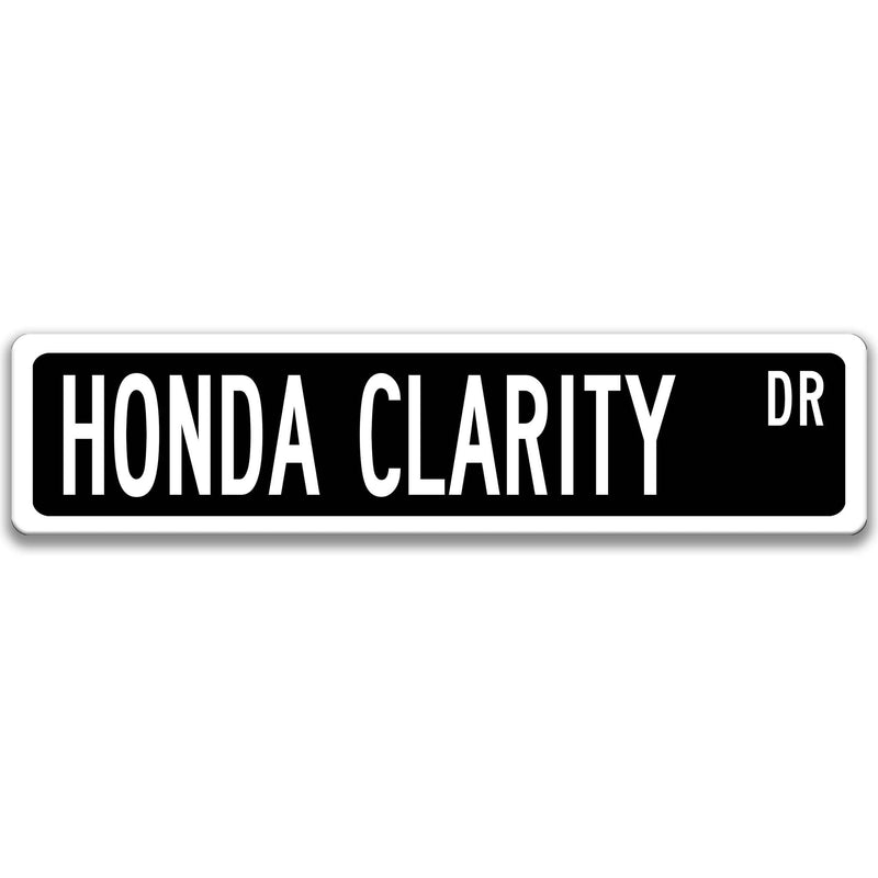 Honda Clarity Metal Street Sign, Garage Sign, Auto Accessories - Designs by Linda Nee