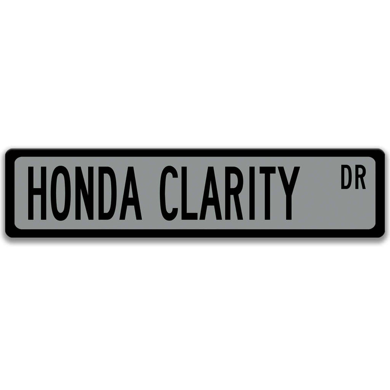 Honda Clarity Metal Street Sign, Garage Sign, Auto Accessories - Designs by Linda Nee