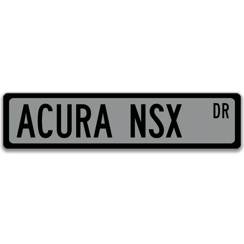 Acura NSX Metal Street Sign, Garage Sign, Auto Accessories - Designs by Linda Nee