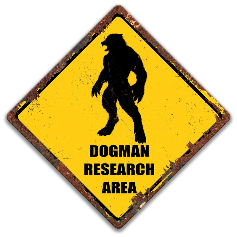 Dogman Research Area Sign - Designs by Linda Nee