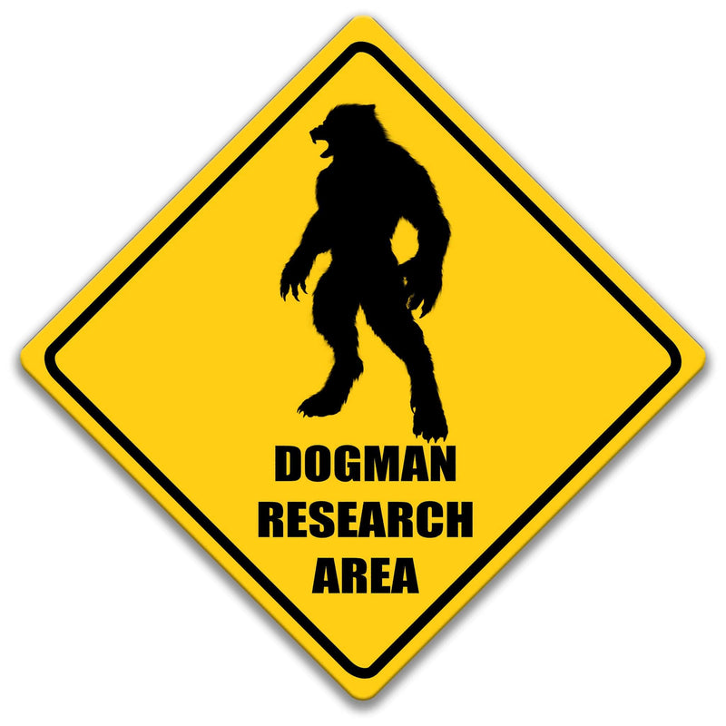 Dogman Research Area Sign - Designs by Linda Nee