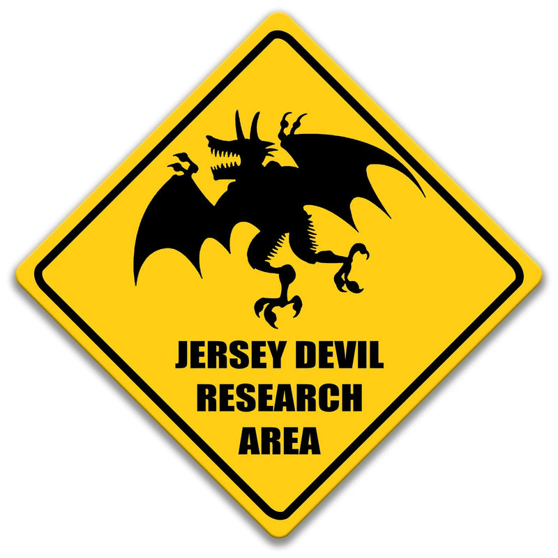 Jersey Devil Research Area Sign - Designs by Linda Nee