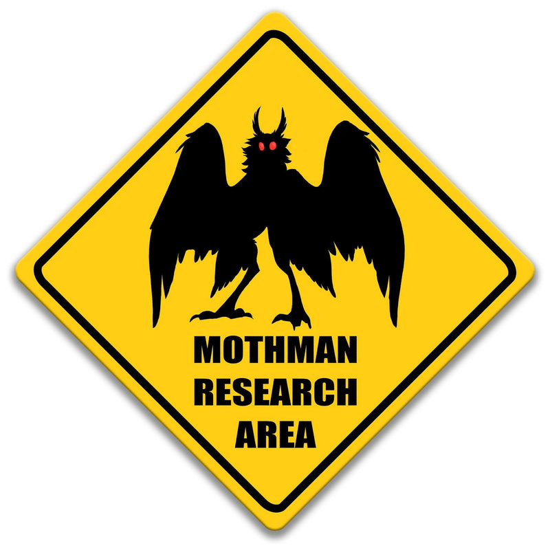 Mothman Research Area Sign - Designs by Linda Nee