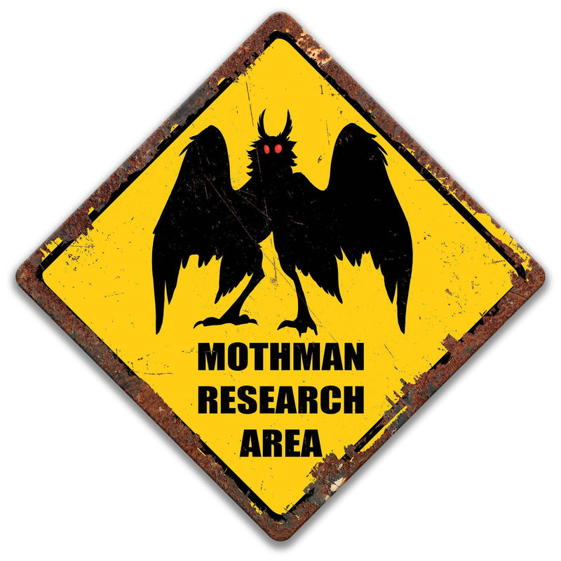 Mothman Research Area Sign - Designs by Linda Nee