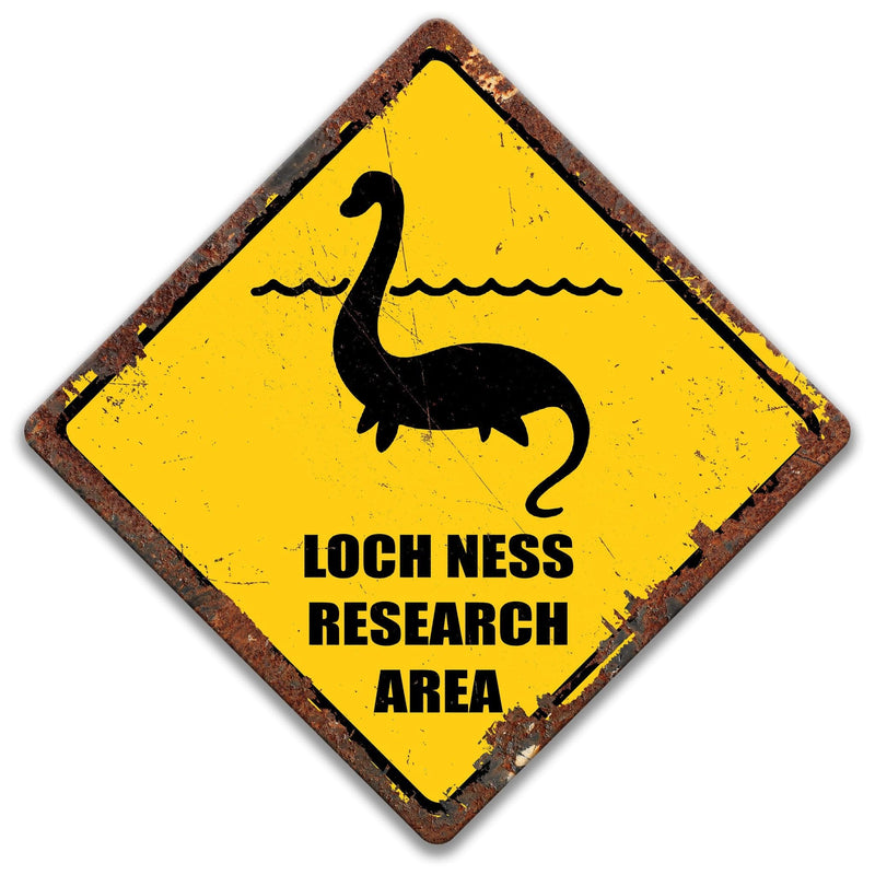 Loch Ness Research Area Sign - Designs by Linda Nee