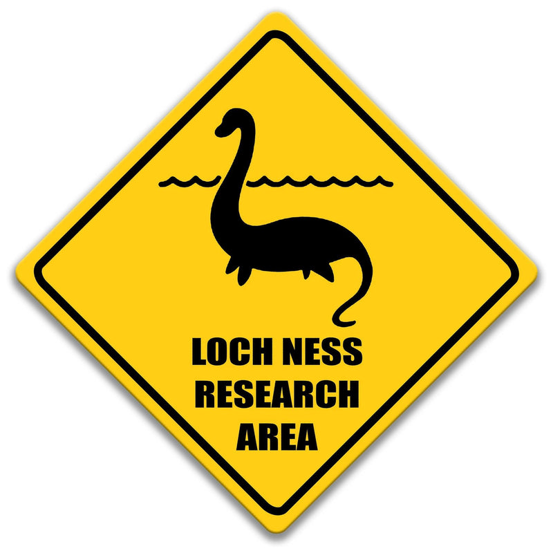 Loch Ness Research Area Sign - Designs by Linda Nee