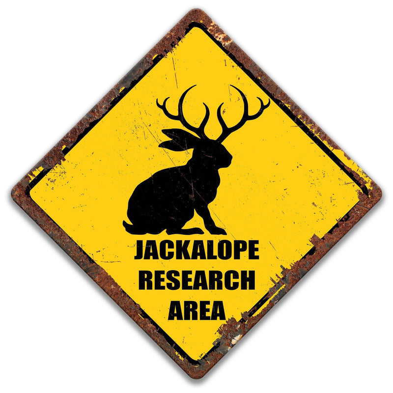 Jackalope Research Area Sign - Designs by Linda Nee