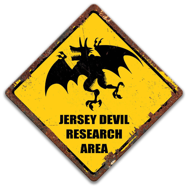 Jersey Devil Research Area Sign - Designs by Linda Nee