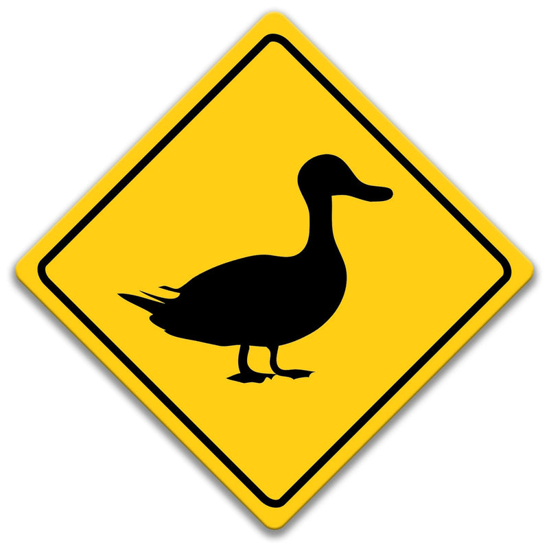 Duck Crossing Caution Sign - Designs by Linda Nee