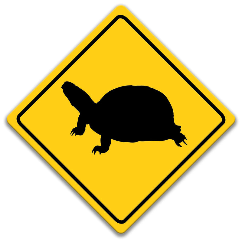 Turtle Crossing Caution Sign - Designs by Linda Nee