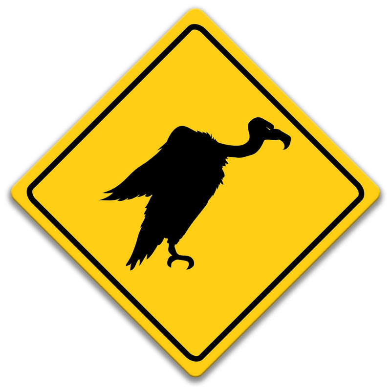 Vulture Crossing Caution Sign - Designs by Linda Nee