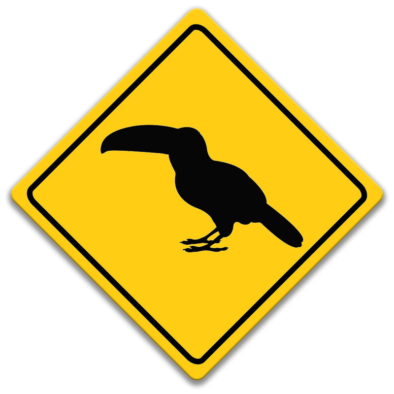 Toucan Crossing Caution Sign - Designs by Linda Nee