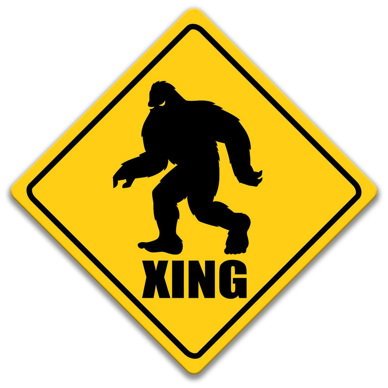 Yeti XING Caution Sign - Designs by Linda Nee