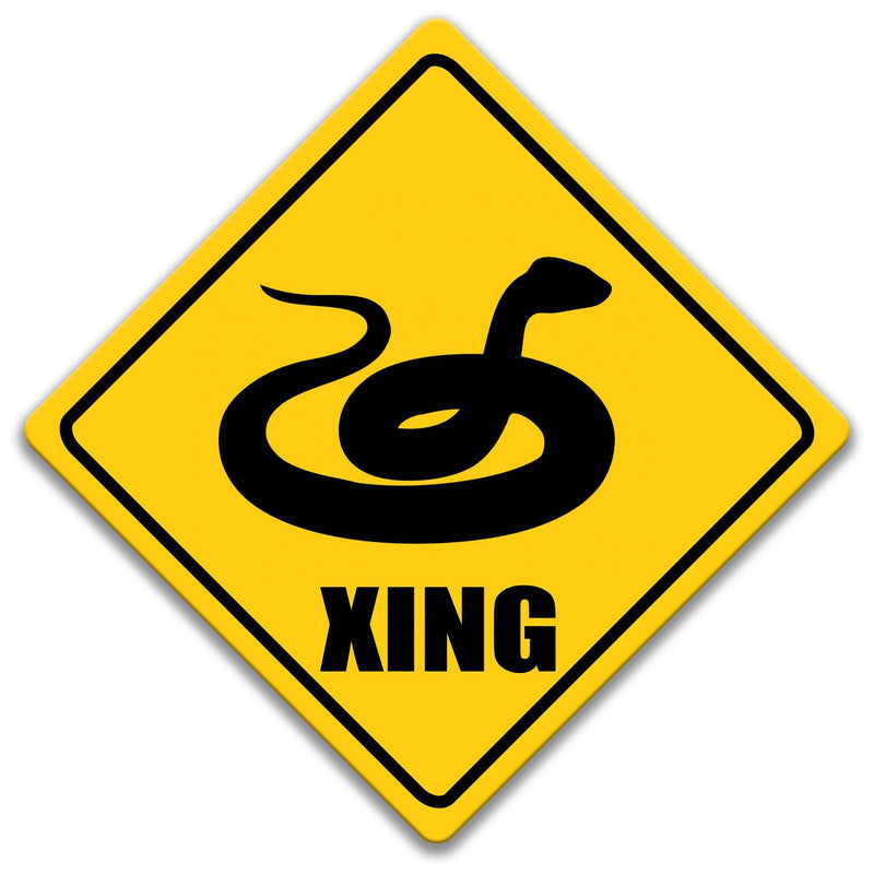 Rosy Boa XING Caution Sign - Designs by Linda Nee