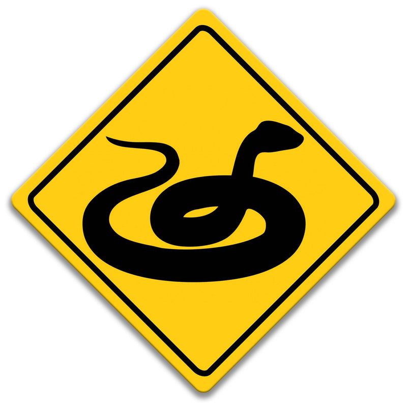 Rosy Boa Crossing Caution Sign - Designs by Linda Nee