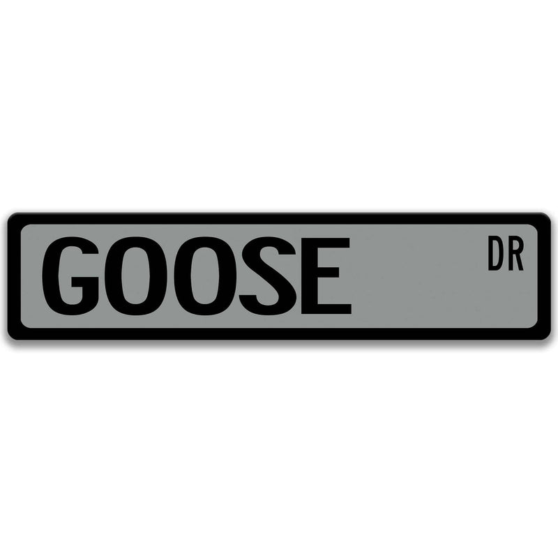 Goose Metal Street Sign - Designs by Linda Nee