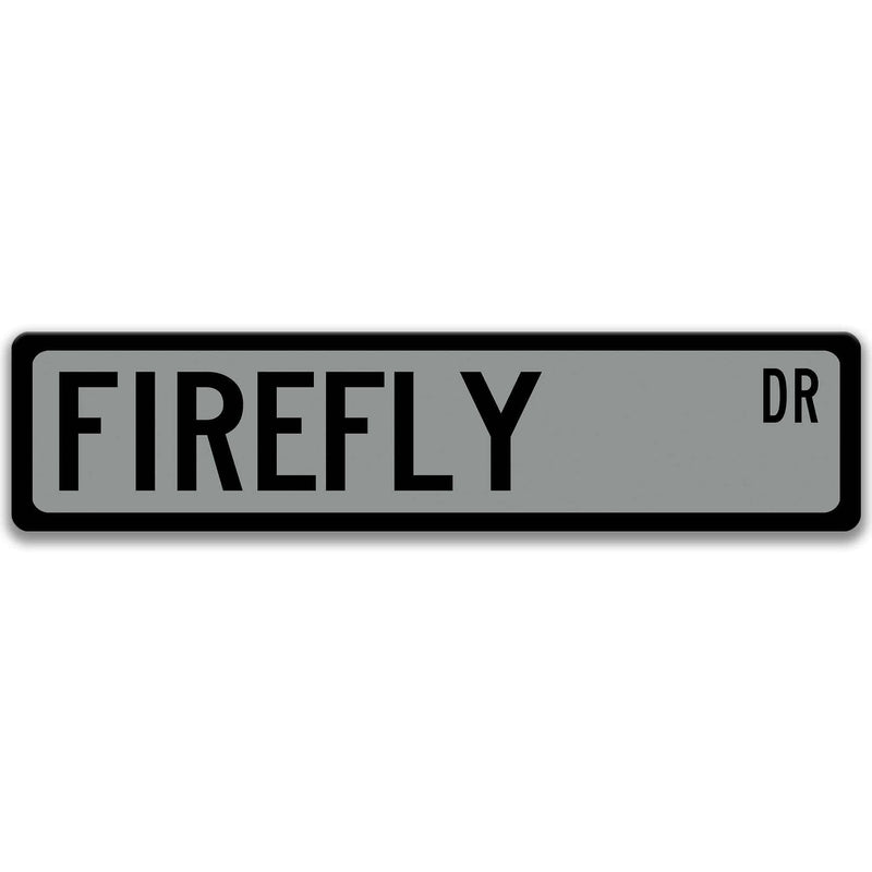 Firefly Metal Street Sign - Designs by Linda Nee