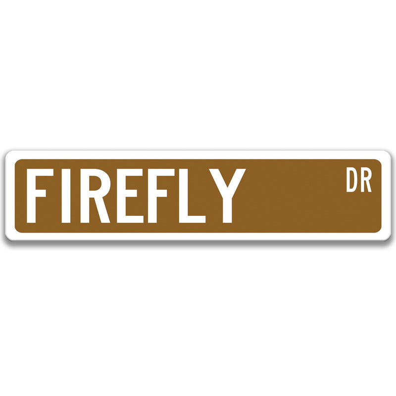 Firefly Metal Street Sign - Designs by Linda Nee