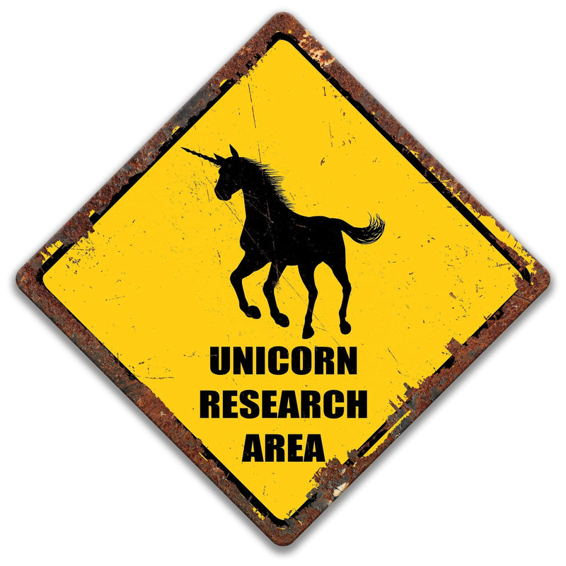 Unicorn Research Area Sign - Designs by Linda Nee