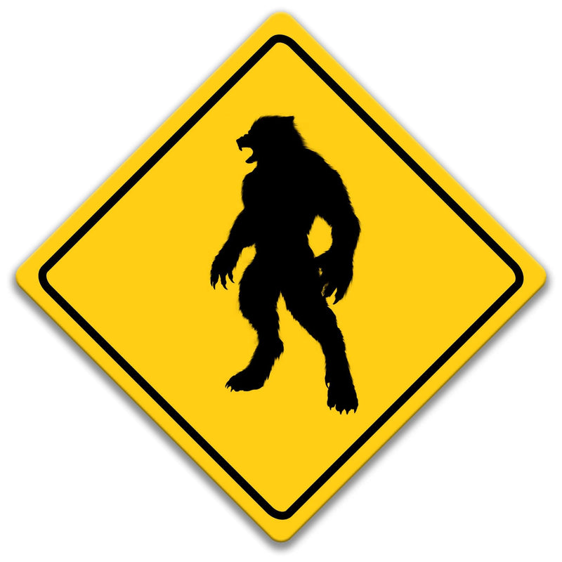 Michigan Dogman Crossing Caution Sign - Designs by Linda Nee